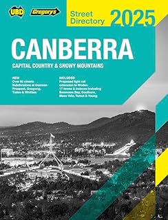 Canberra & Snowy Mountains Street Directory 2025