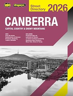 Canberra Capital Country & Snowy Mountains Street Directory 2026