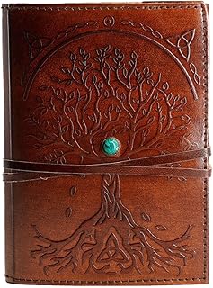 Komal’s Passion Leather Tree Of Life Journal/Writing Notebook