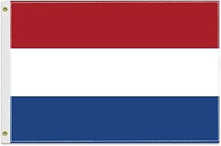 12×18 inch Netherlands Nautical Flag, 30×45 CM Small 100D Dutch Outdoor Banner,Tiny Doube Layer Printing Decor For Patio G...